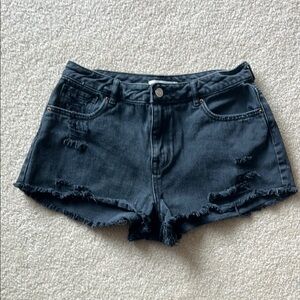 PacSun Black high rise festival Shorts